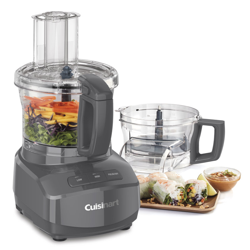 Cuisinart 9-Cup Continuous Feed Food Processor with Fine and Medium Reversible Shredding and Slicing Disc, Universal Blade, Continuous-Feed Attachment, and In-Bowl Storage
