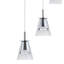 Luminaire suspendu conique à 3 lumières Bhondave