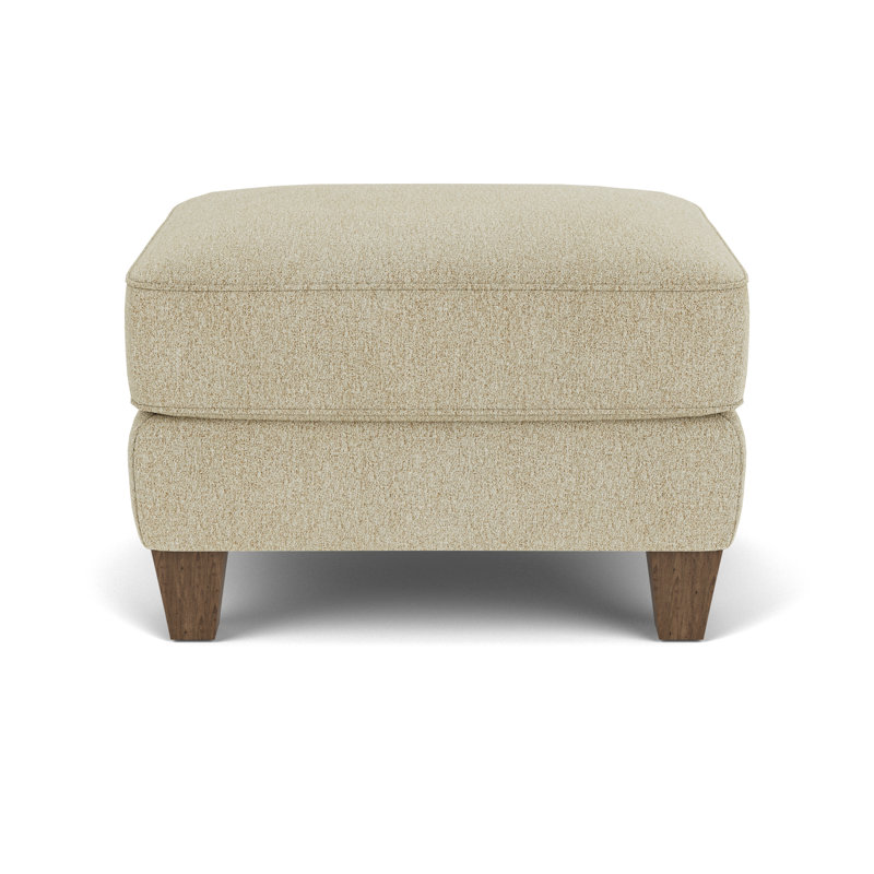 Repose-pieds standard carré de 28 po de largeur, 100 % polyester gris