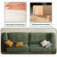 Coussin modulaire en polyester vert