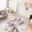 Tapis abstrait noir / blanc-1646506691