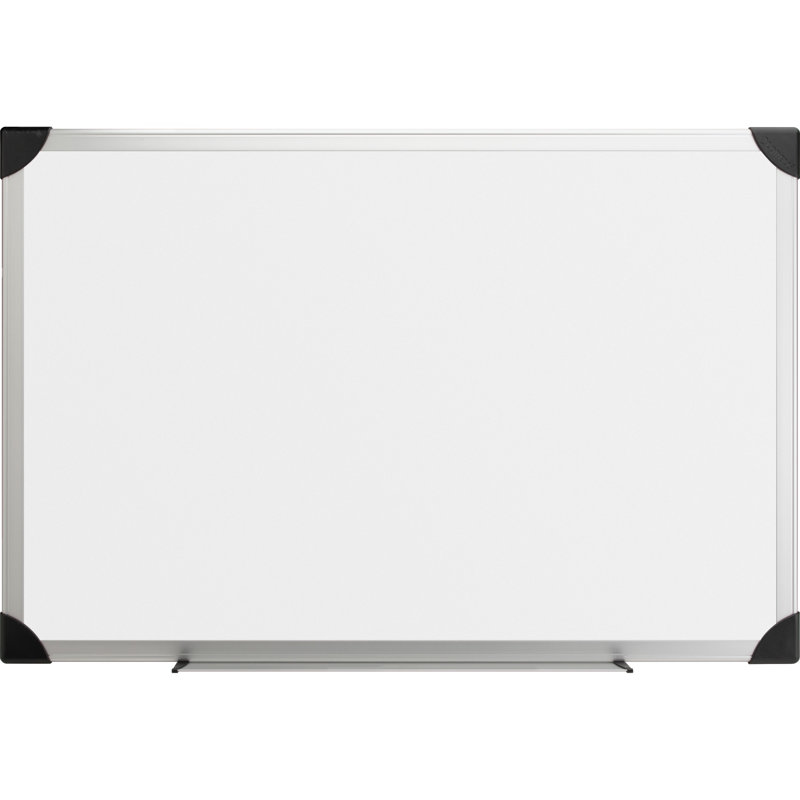 Lorell No High Pressure Laminate Wall Metal Whiteboard, 3' H x 4' W