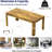 Dining Table Set With Rectangular Dining Table & Upholstered Chairs-861208735-861208734