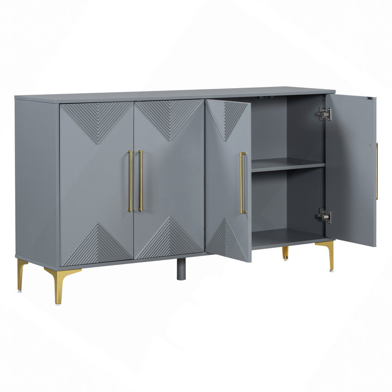 Armoire décorative, Gris