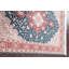 Tapis de zone one-of-kind à la main noué la new age rose/bleu 4 pi 11 po x 6 pi 11 po Lilburn