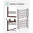 Shoe Rack, 8-Tier Shoe Organizer, Metal Rack For Garage, Set Of 2, 4-Tier Stackable Shelf, With Adjustable Flat Or Angled Shelves, 32-40 Pairs, Bronze-124432884