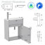 Ensemble de meuble-lavabo mural simple 16 po avec plateau en résine Angelize, robinet économiseur d'eau, siphon en P Angelize-970485061