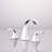 Widespread 2-handle Bathroom Faucet with Drain Assembly