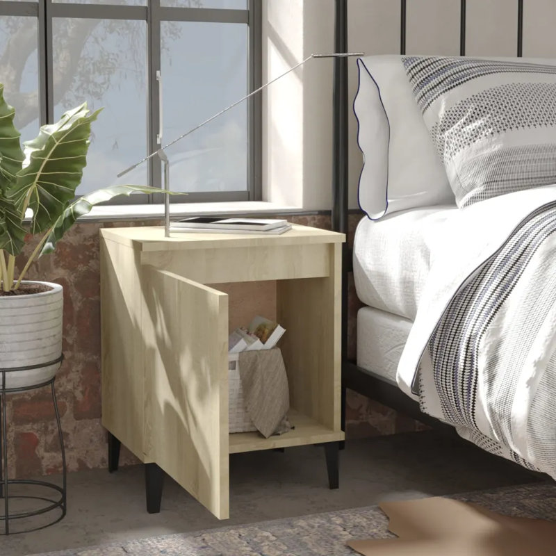 Southwold 40cm W Bedside Table, Sonoma Oak