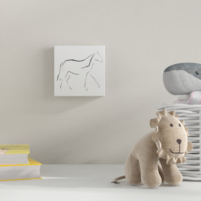« simple cheval sketch », art sur toile