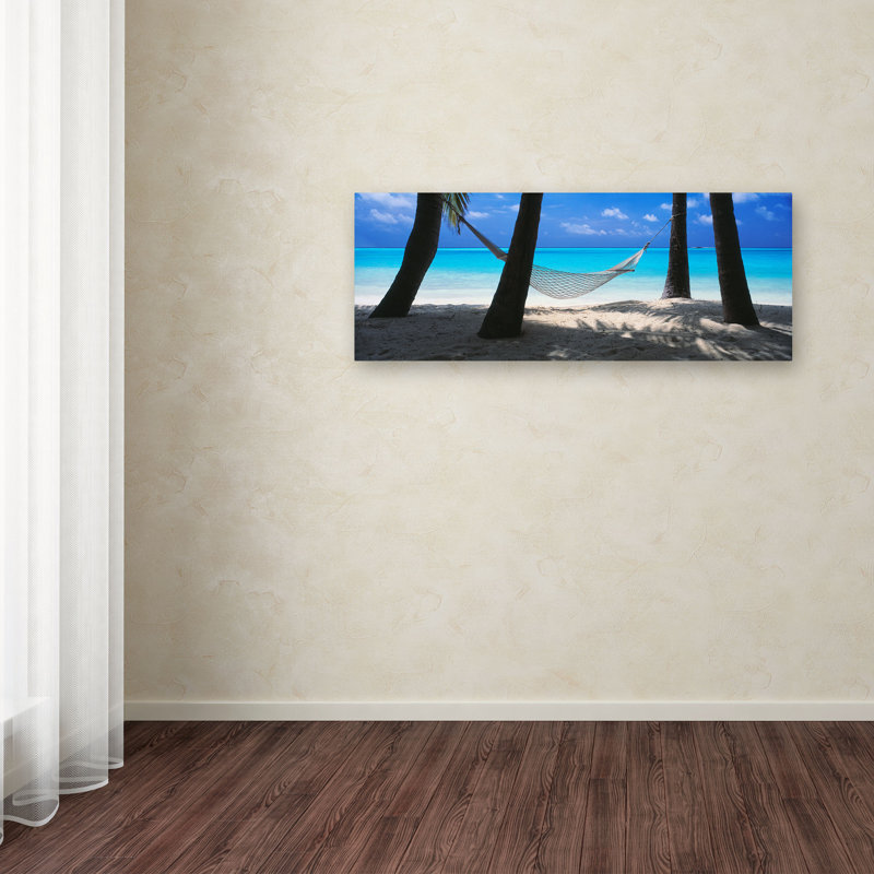 «island bliss, reproduction de photo, H 10 po x l 32 po x P 2 po