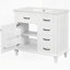 Meuble-lavabo 36 po avec lavabo en céramique-627584855