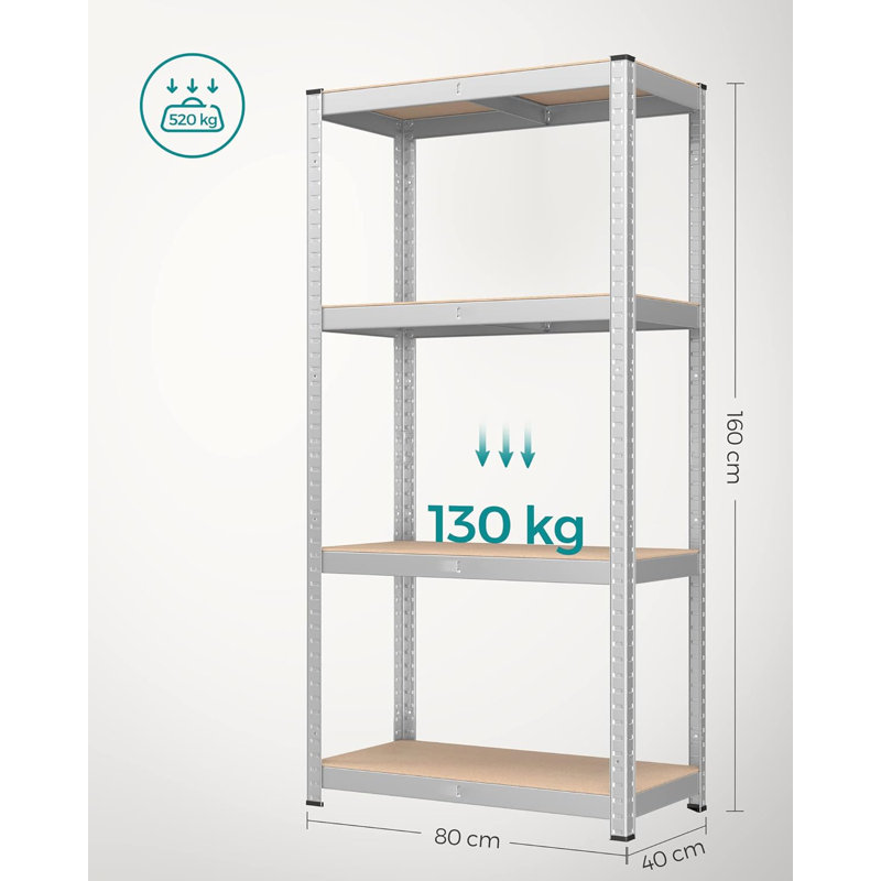 80cm W Steel Shelving Unit