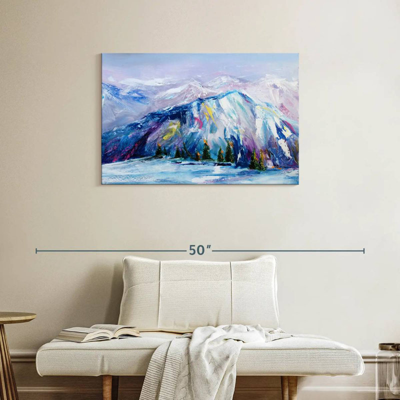 Alvord Blue Ridge Mountains Oil, H 24 po x l 36 po