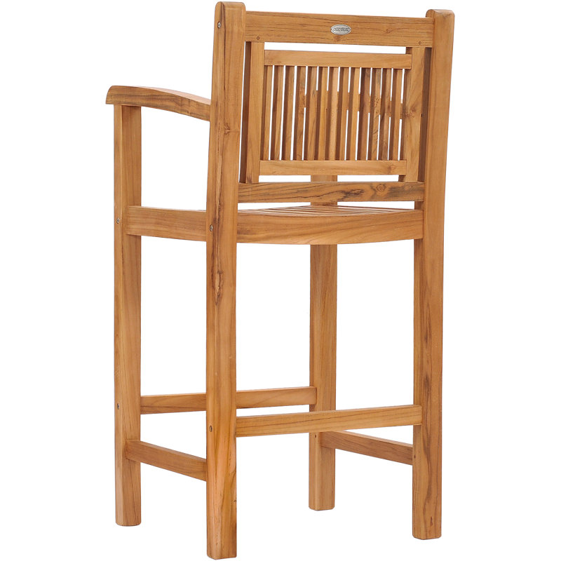 Maldives Outdoor Teak Bar Stool