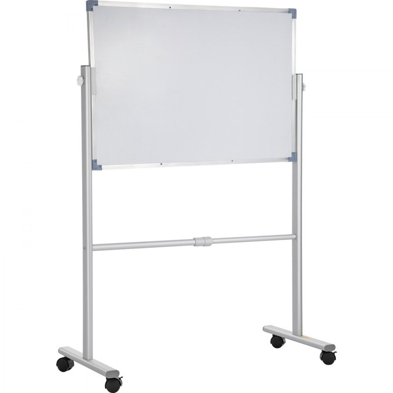 Petit tableau blanc magnétique réversible autoportant