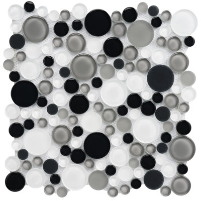 Bubble Glass Random Mosaic Wall Tile