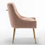Chaise d'appoint en velours beige Baudel-1563904540