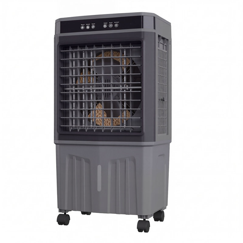 Refroidisseur par évaporation portable avec télécommande, Gris