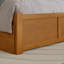 Lit double à panneau en bois massif avec lit gigogne Nystead de Charlton Home®-2001697945