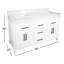 Meuble-lavabo double 60 po Bayla-346458621