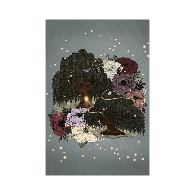 Whimsical Willow Trees by Katie Bryant - Wrapped Canvas Gallery-Wrapped Canvas Giclée, 30.48 cm H x 45.72 cm W