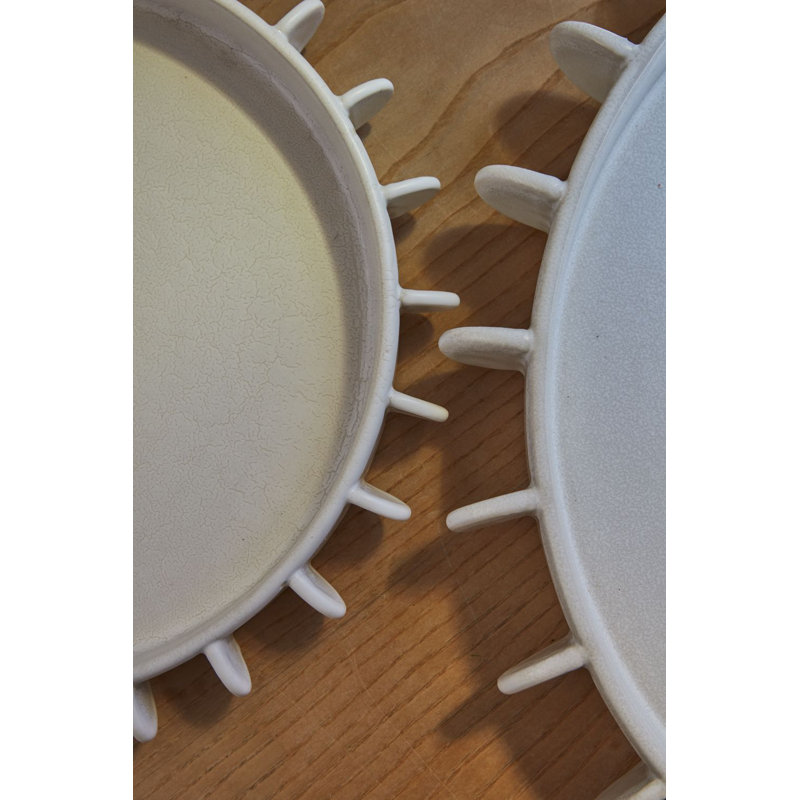 Archbold Ceramic Tray, 1.75" H x 14.25" W x 14.25" D