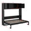 Lit escamotable double avec armoires de rangement