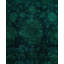 Tapis unique noué à la main Rachal - vert, 12 pi 0 po x 17 pi 6 po
