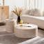 Table de bout Drum Circle avec motif Mars, pas besoin d'assemblage