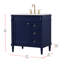 Ensemble de meuble-lavabo simple 32 po Readington-725109084