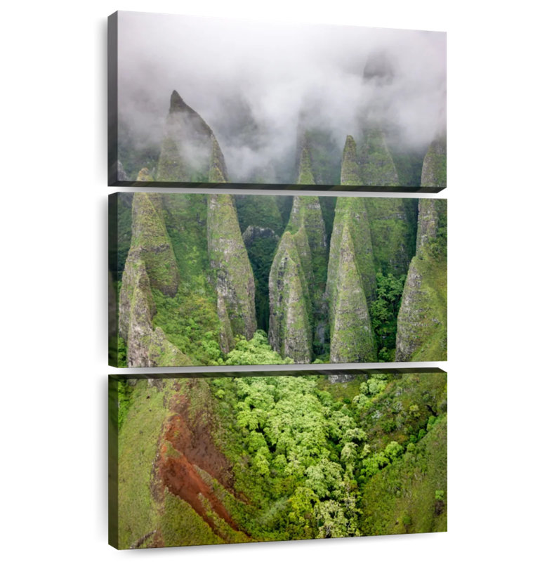 Alvord Na Pali Kauai Rainforest, 74" H x 48" W