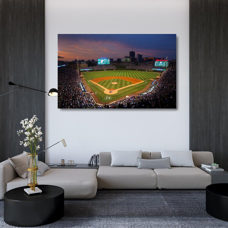Wrigley Field, 30" H x 48" W
