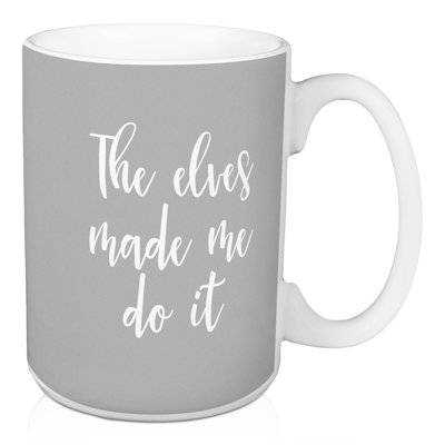 Grande tasse à café the elfes fait me Hafer