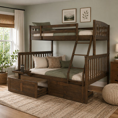 Thomson Twin Bunk Bed with Storage Drawers and Tray, Mattress not Included