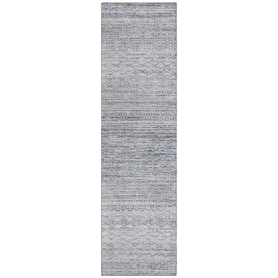 Machine Washable Indoor/Outdoor Colman ACN2150 Striped Rug