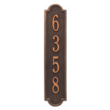 Richmond 1-Line Wall Address Plaque