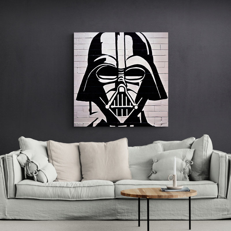 «Darth Vader One» par Stephen Chambers, impression sur toile tendue, H 18 po x l 18 po x P 1,5 po