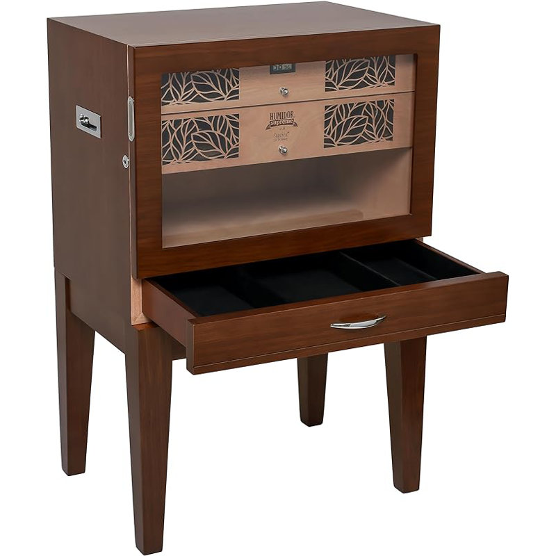 Wood Cigar Humidor, Walnut