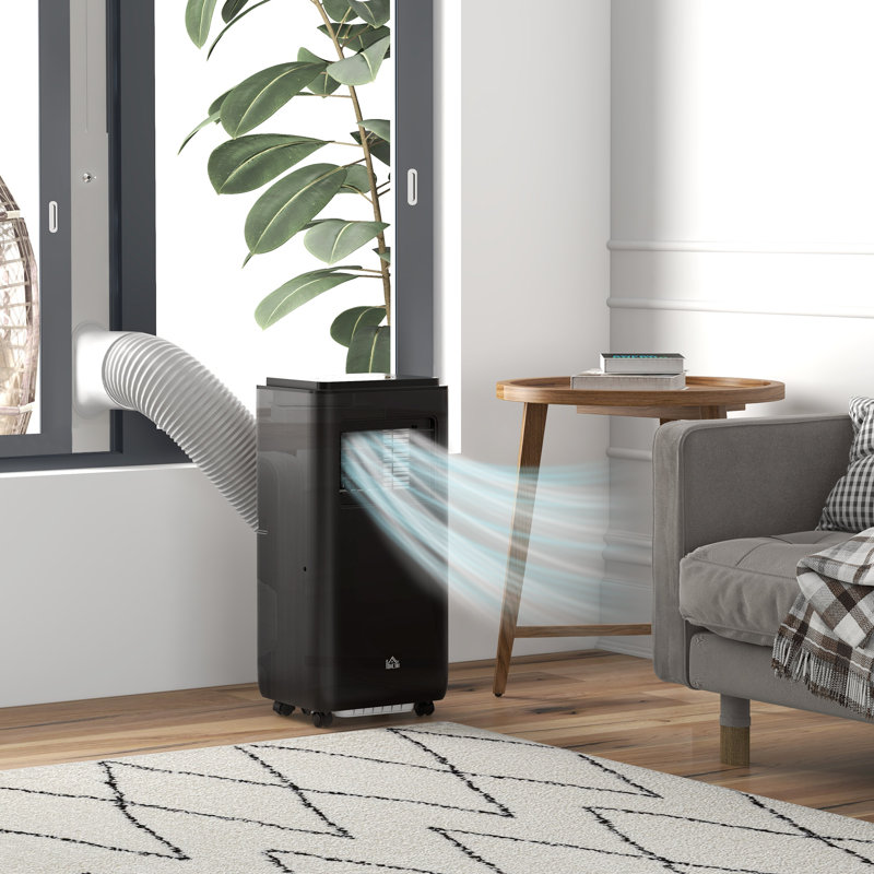 HomCom 10000 BTU Portable Air Conditioner for 440 Square Feet with Remote Included
