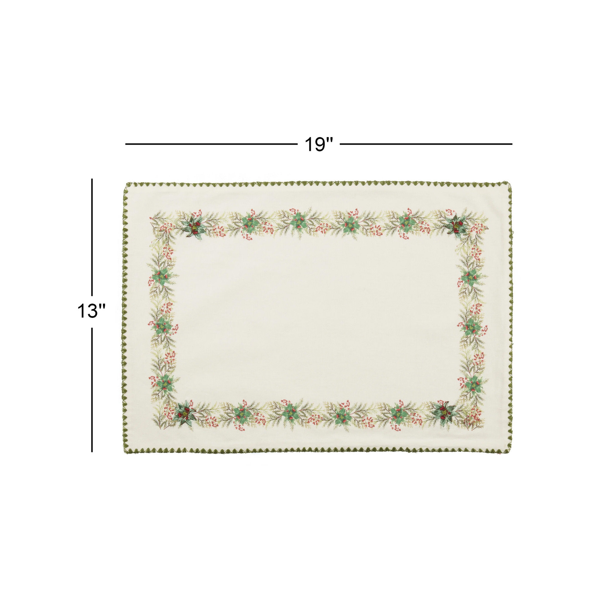 Holly Placemat (Set of 4)
