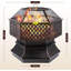 Round Charcoal Smokeless Fire Pit-879498639