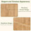 Commode 6 tiroirs, commode double en bois Eliran