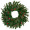 Pre-Lit Mixed Noble Spruce Wreath - 24" - Clear Lights