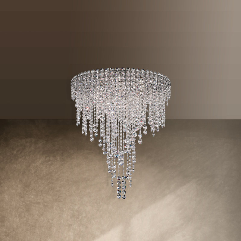 Chantant 6 - Light Flush Mount, Heritage Handcut, 28.5" H x 24" W x 24" D, 110 V