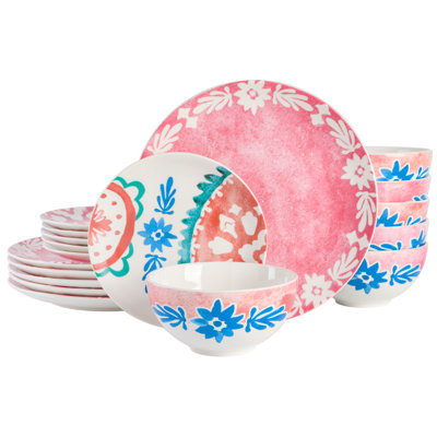 18 Piece Dinnerware Set, Service for 6
