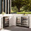 ZLINE Autograph 24" Touchstone Wine Cooler w/ DuraSnow Glass Door & Black Handle-571739331
