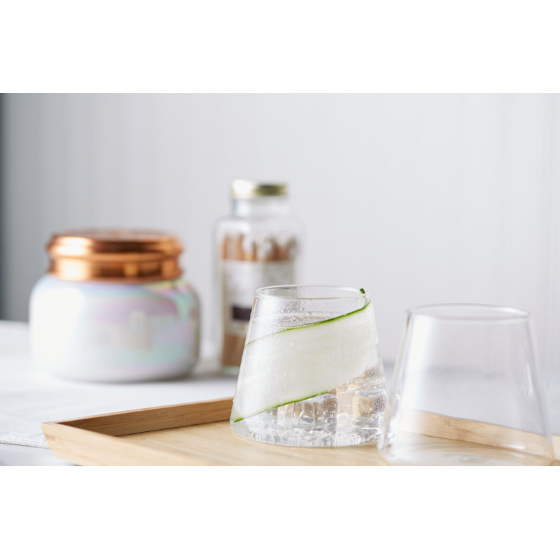 Verres en verre borosilicaté en forme de montagne de la collection Calri Galateo Capri - ensemble de 4