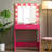 Vanity Desk with Mirror and Lights