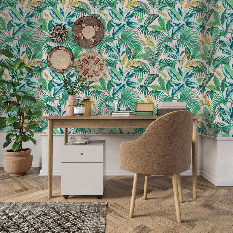 Papier peint adhésif Palm Havana, Vert